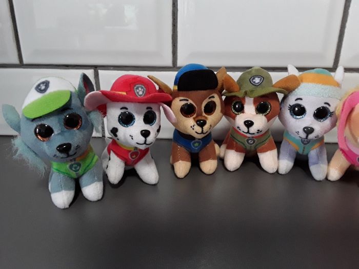 Lot de peluches TY pat patrouille - photo numéro 2