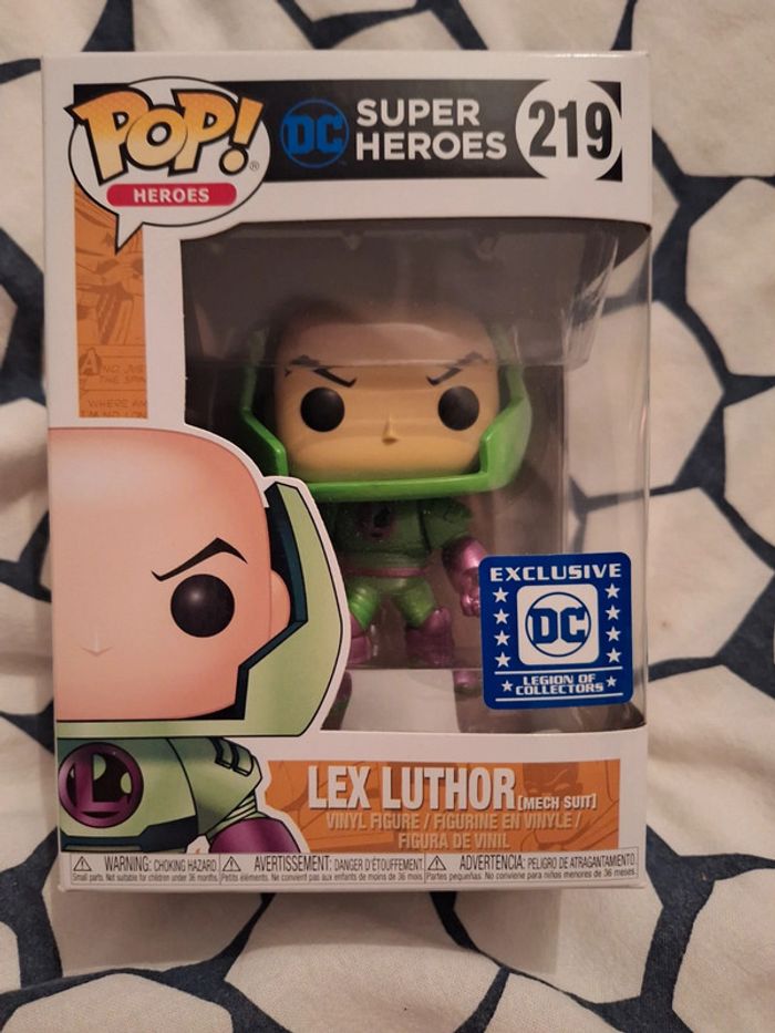 Funko pop dc heroes lex luthor 219