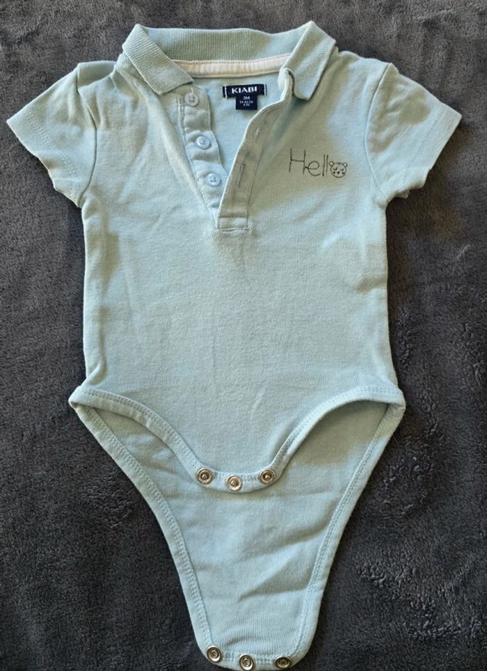 Body Polo manches courtes