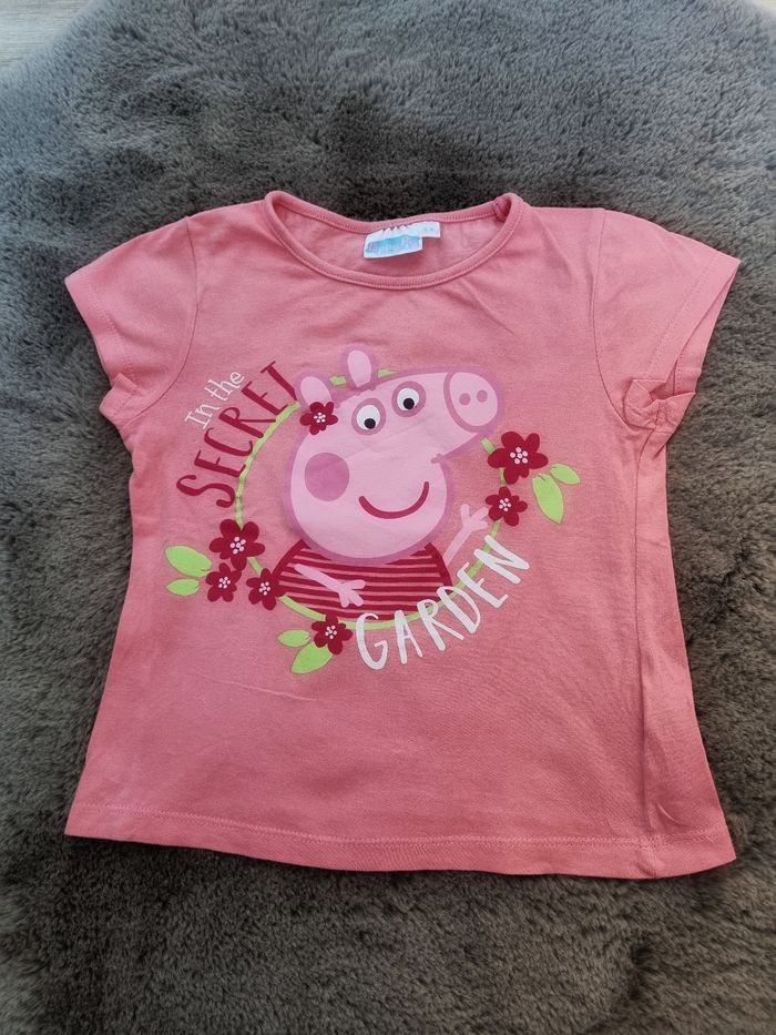 Tee-shirt manches courtes peppa pig