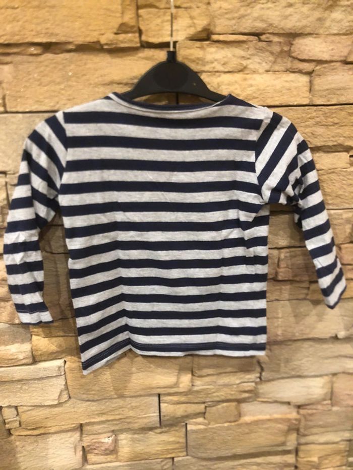 T-shirt manches longues coton bio 36 mois - photo numéro 3