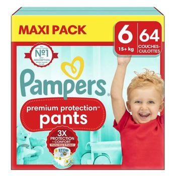 5 cartonts  Taille 5 et 6 Pampers  Premium Protection