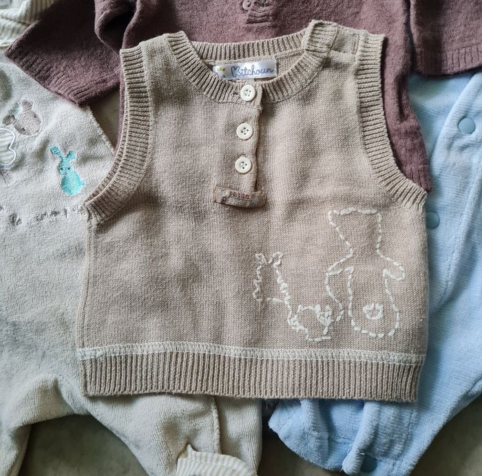 lot 19 vêtements bébé garçon naissance / 1 mois - photo numéro 10
