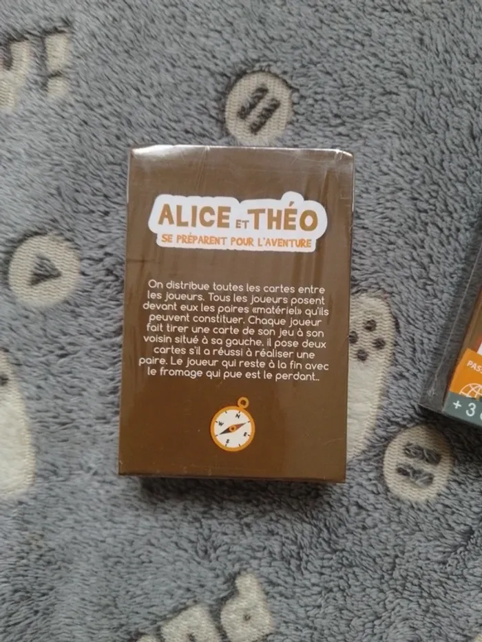 lot de 2 jeux de cartes Alice et Téo mistigris - neuf sous blister - photo numéro 3