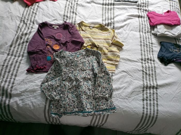 Lot de 3 t-shirts manches longues 2 ans