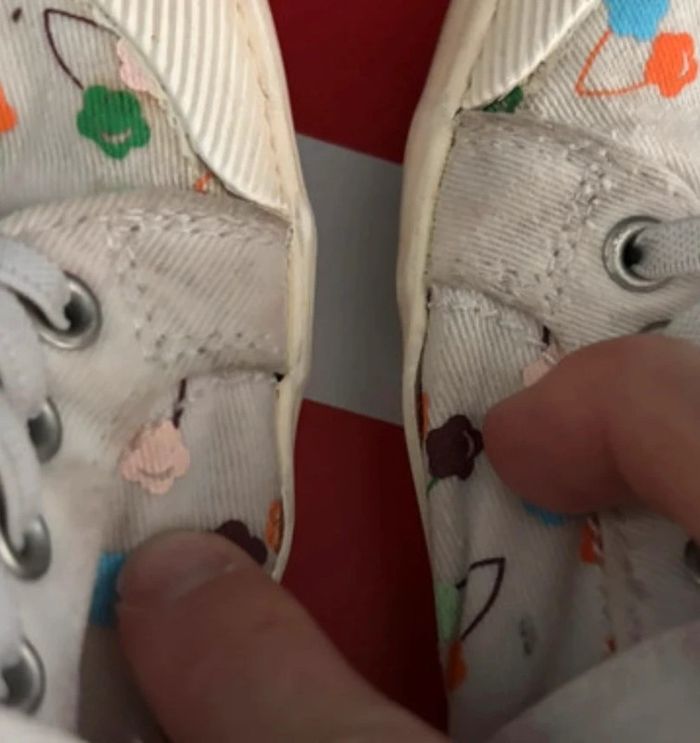 Baskets sneakers kickers pointure 33 kickgoldi blanches - photo numéro 7
