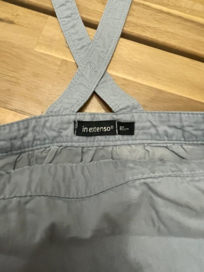 Robe bleu gris in extenso 18 mois - photo numéro 5