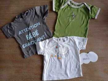 Lot de 3 T-shirts 3 mois