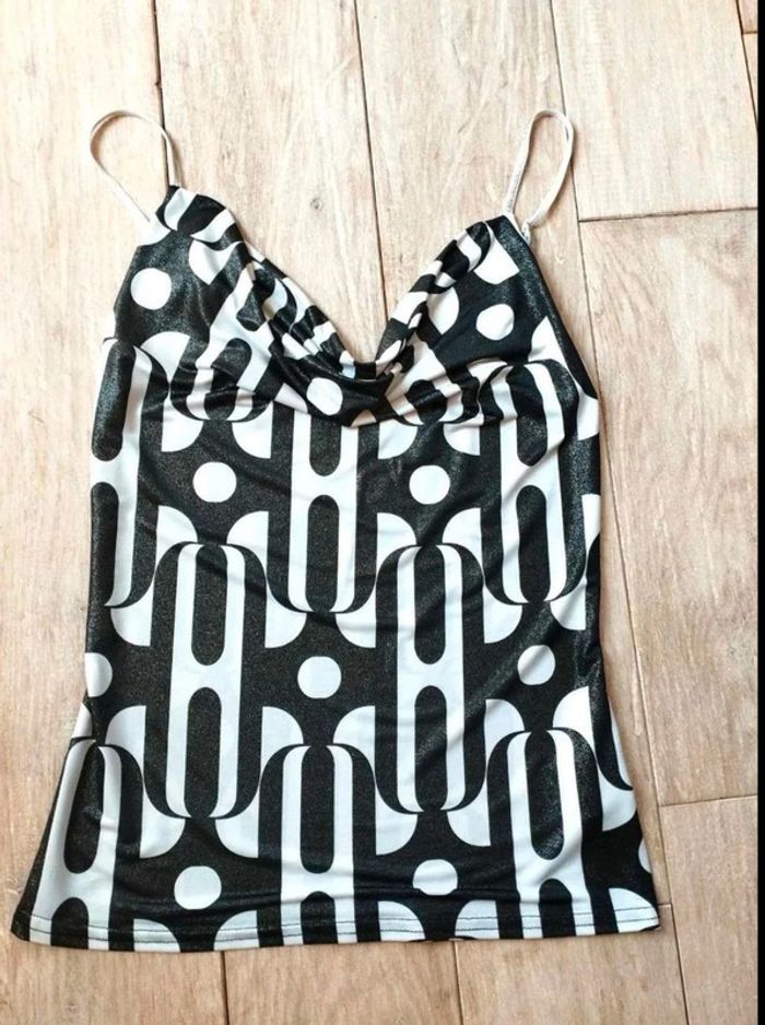 Top soirée Pimkie vintage - S = XS actuel - Neuf - photo numéro 4