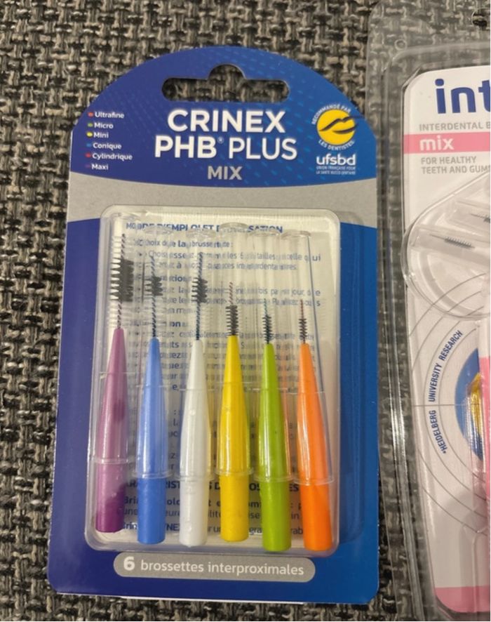 Lot de 2 boîte de Brossette interdentaires Multi taille - photo numéro 2