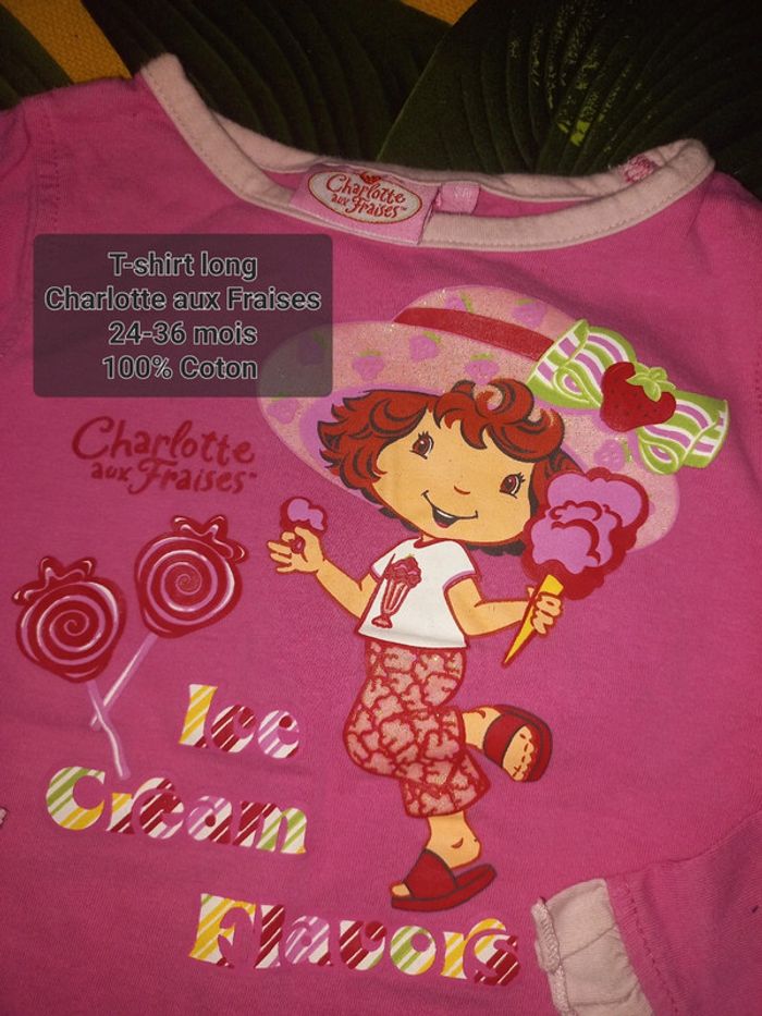 Pull Charlotte aux fraises 2 a 3 ans