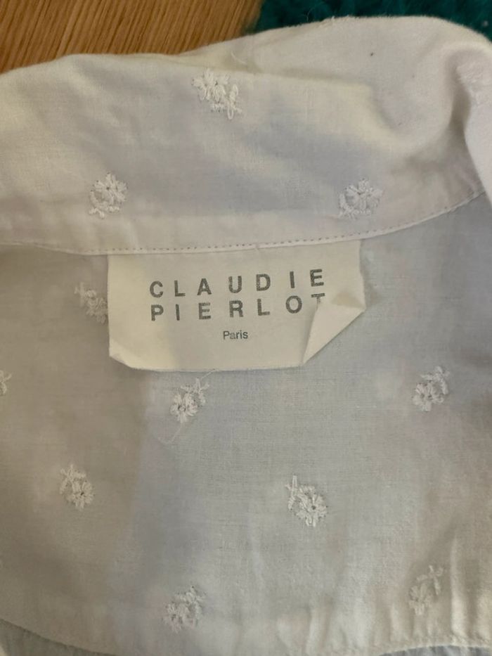 Blouse blanche en très bon état taille 1 Claudie pierlot - photo numéro 7