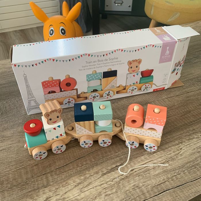 Train en bois de Sophie