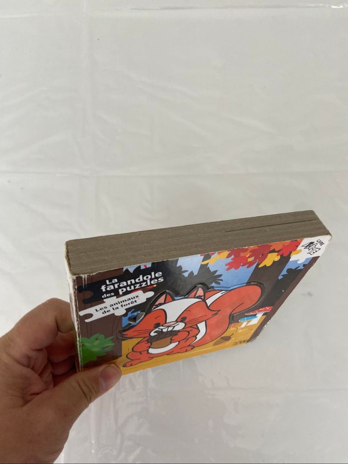 Livre la farandole des puzzles les animaux de la forêt - photo numéro 6