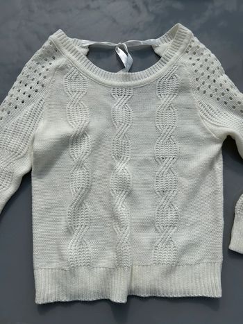 Pull blanc