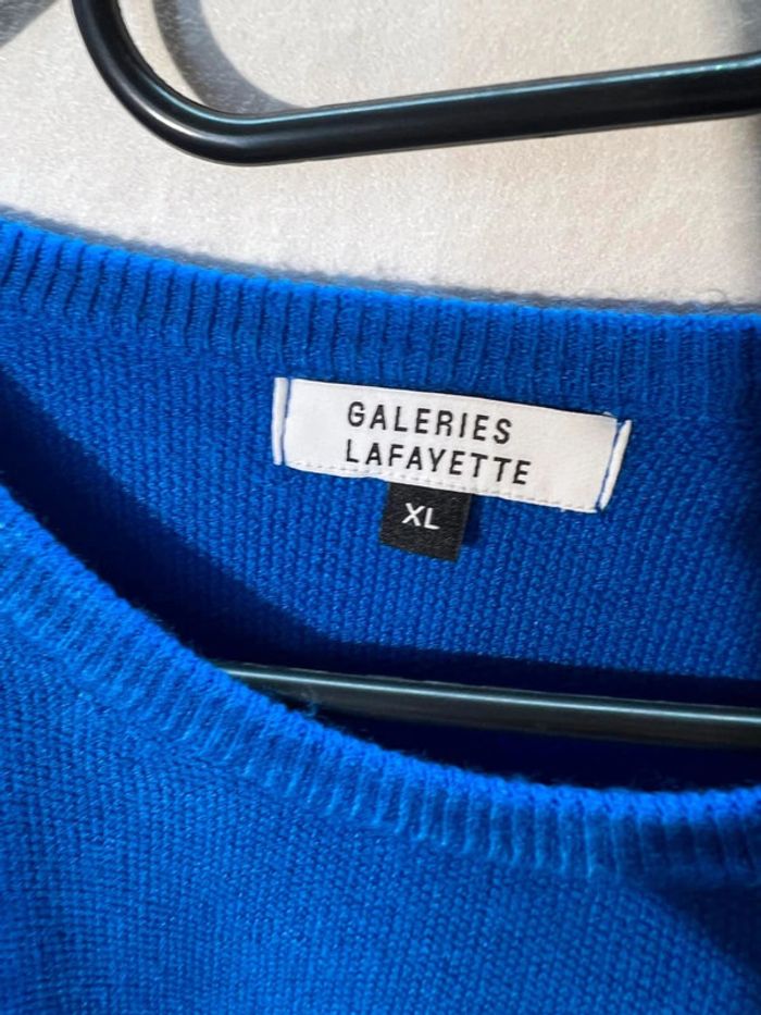 Pull Bleu - Galeries Lafayette - Taille XL - Neuf - photo numéro 2