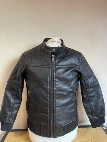 Veste en cuir garçon taille 122