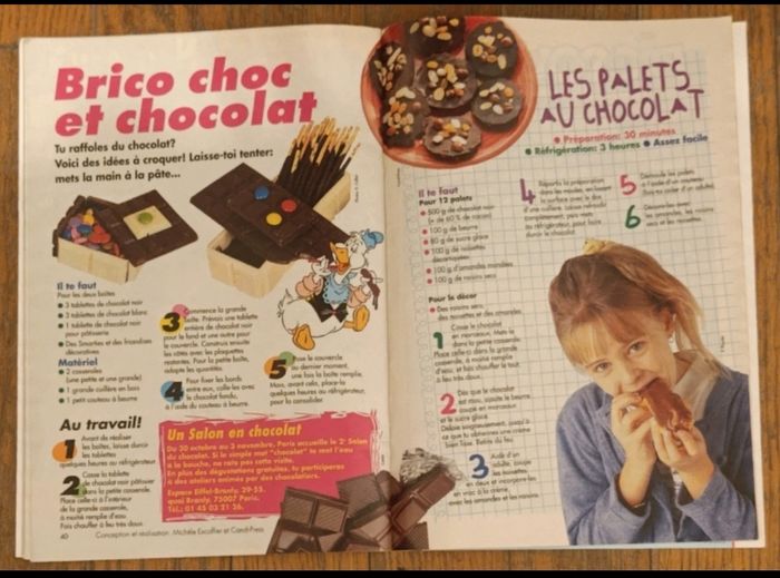 Ancien journal de mickey avec 4 fiches jeux + poster jeu N°2315 de 1996 vintage - photo numéro 9