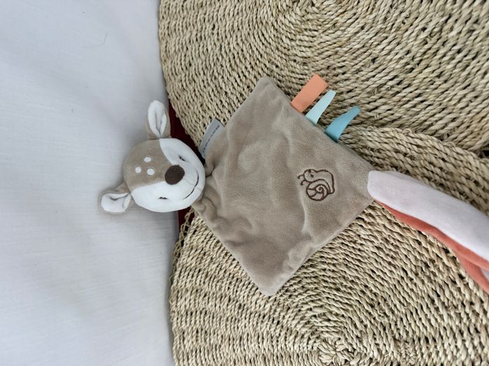 Nattou Doudou Fanny le Cerf avec Attache pour Sucette - photo numéro 2