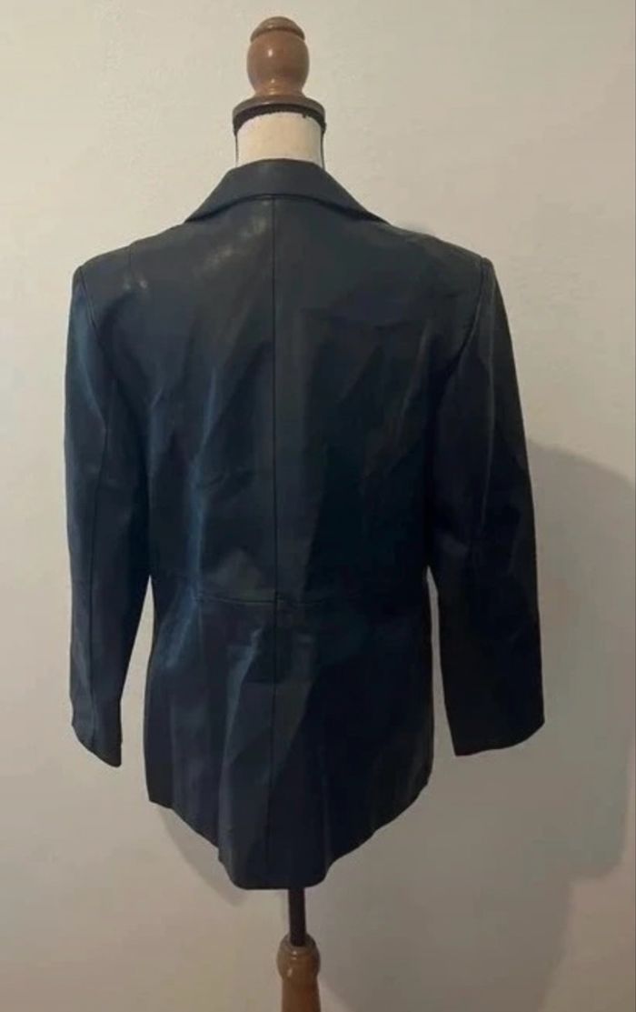 Veste similicuir taille L - photo numéro 3