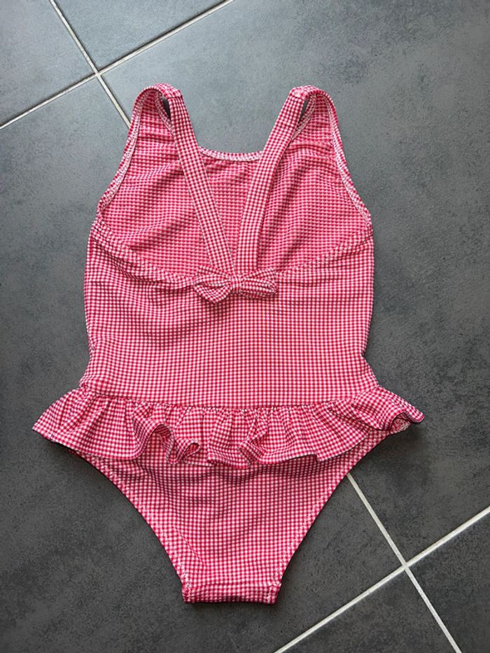Maillot de bain 1 pièce carreaux bébé fille Bout chou - photo numéro 3