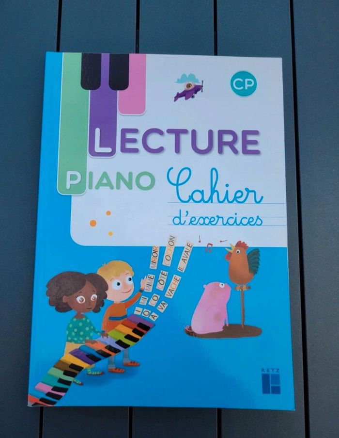 Cahier d'exercices CP Lecture Piano