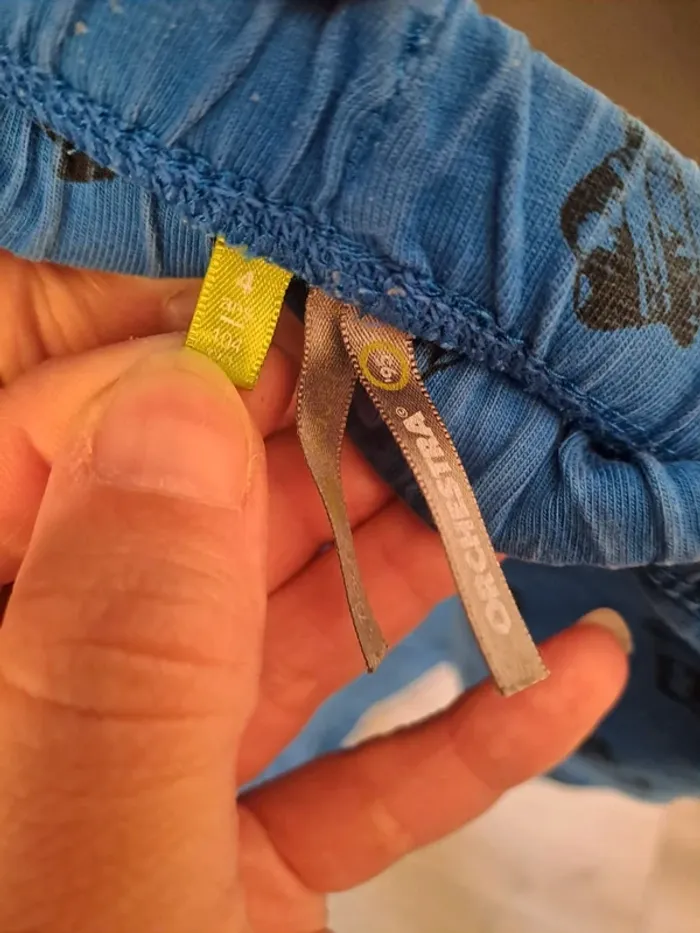 Pyjama garçon orchestra dessin craquelé bleu gris sinon tbe 4 ans - photo numéro 6