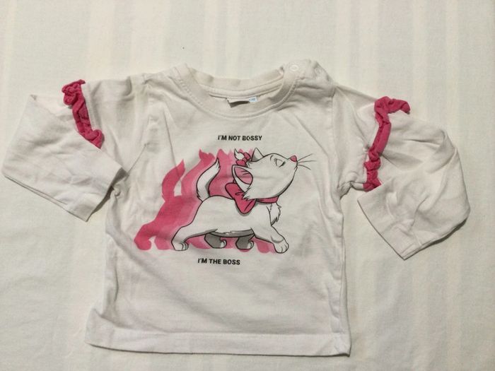 T-shirt manches longues Disney 12 mois