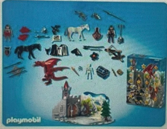 Lot Calendrier de l’Avent « Chevalier des dragons » Playmobil n°4160 - photo numéro 8