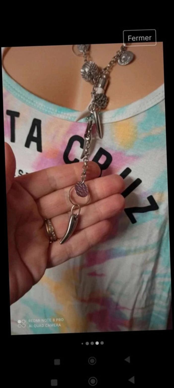 Collier multi pendentifs piques - photo numéro 7