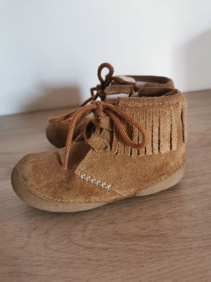 Chaussures Vertbaudet daim - photo numéro 5