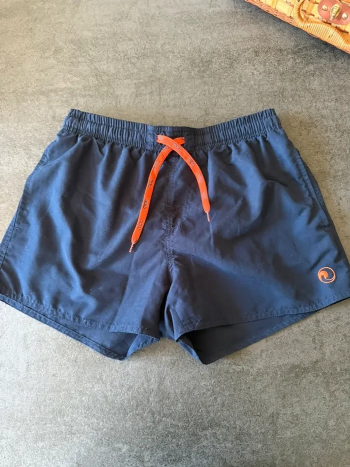 Short de bain garçon bleu- Taille S