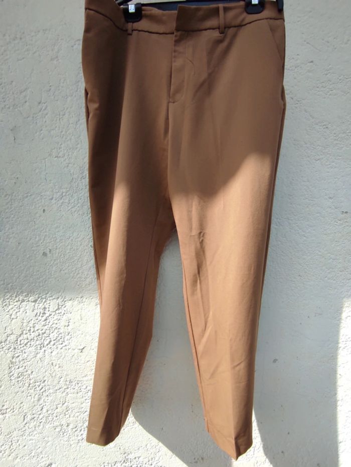 Ensemble tailleur mango (pantalon 44/veste 42)marron - photo numéro 3
