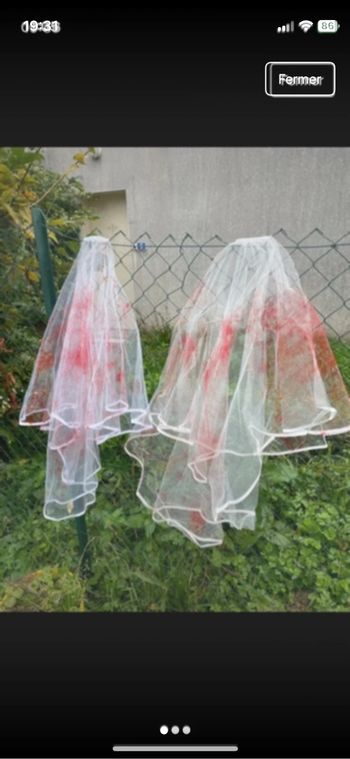 Voile mariée d Halloween