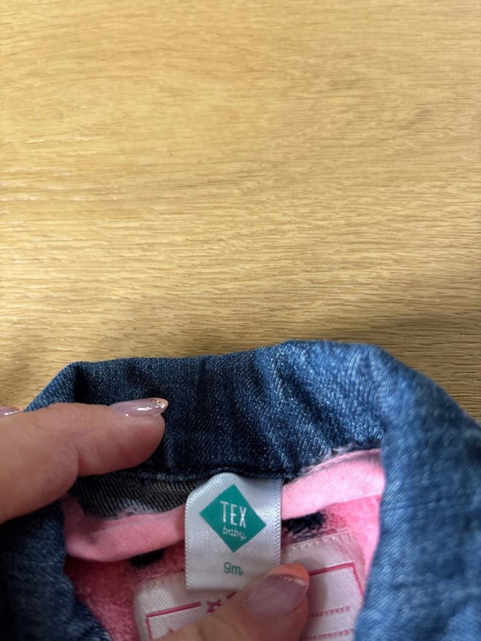 Veste en jean 9 mois fille comme neuve - photo numéro 2