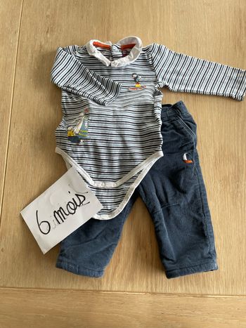 Ensemble garçon 6 mois
