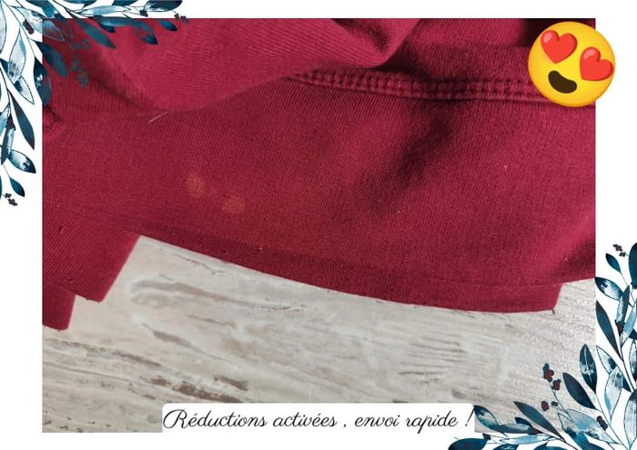 Pull bordeau You are beautiful - photo numéro 5