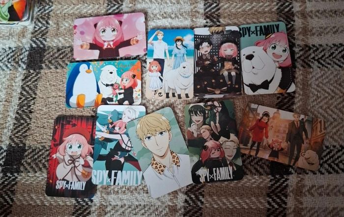 Lot de 60 cartes spy x family - photo numéro 7
