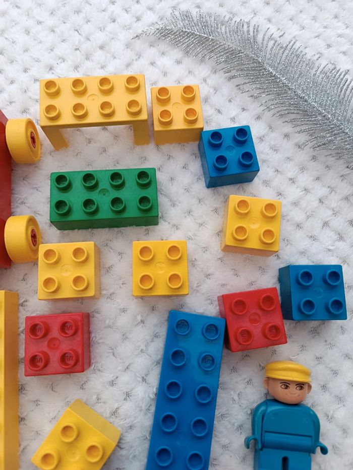 🔸Lot 28 Pièces LEGO Duplo Vintage dont 2 Personnages🔸 - photo numéro 5