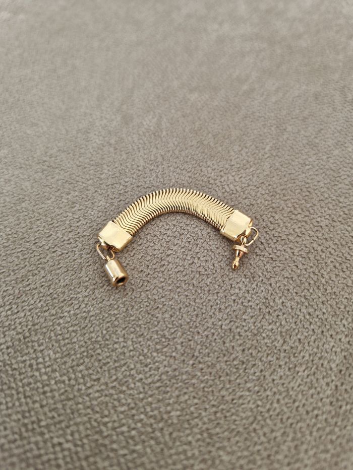 Boucle d'oreilles vintage dorée - photo numéro 7