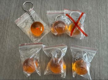 Porte clé boule de cristal Dragon Ball Z à l’unité