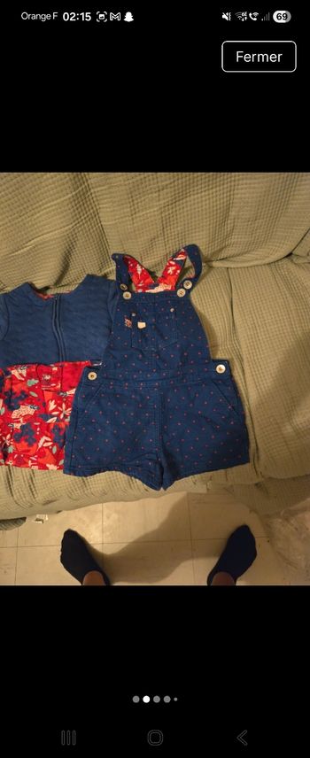 Ensemble 3pcs sergent major 7 ans