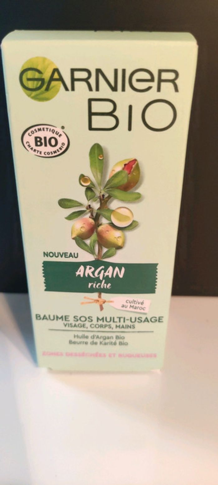 Baume SOS multi-usages visage corps et mains Garnier bio