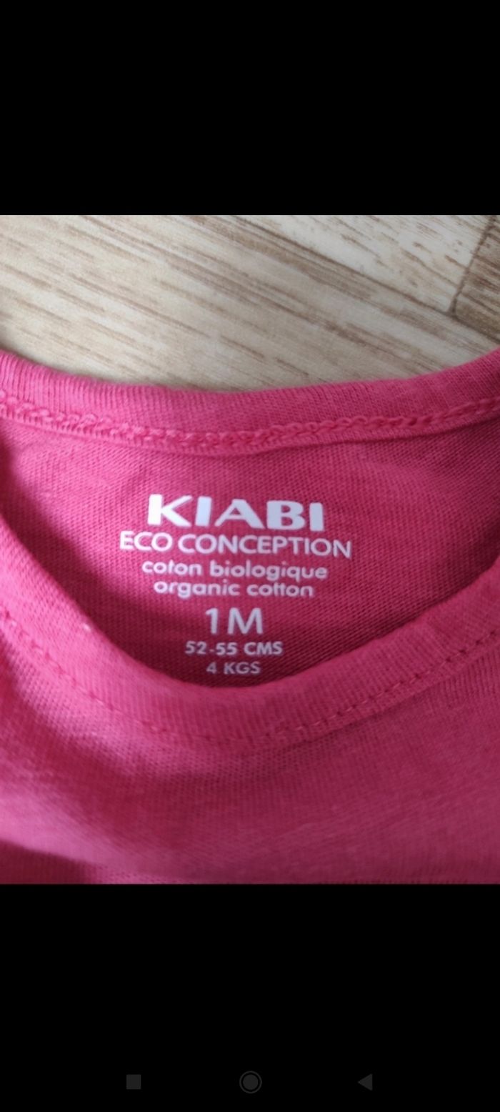 Lot 2 tee-shirts manche longue bébé fille - photo numéro 3