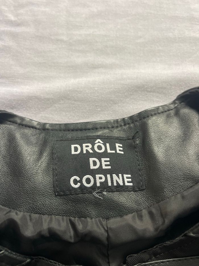 Veste imitation cuir taille  s - photo numéro 3