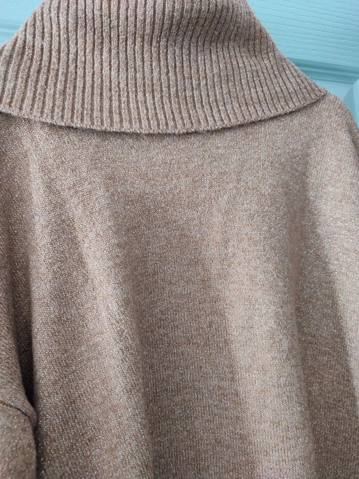 Pull col roulé maille scintillante - photo numéro 2