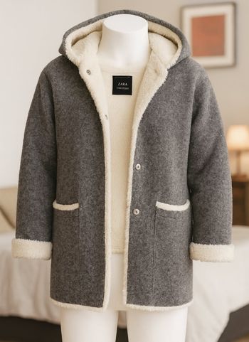 Manteau polaire Zara 