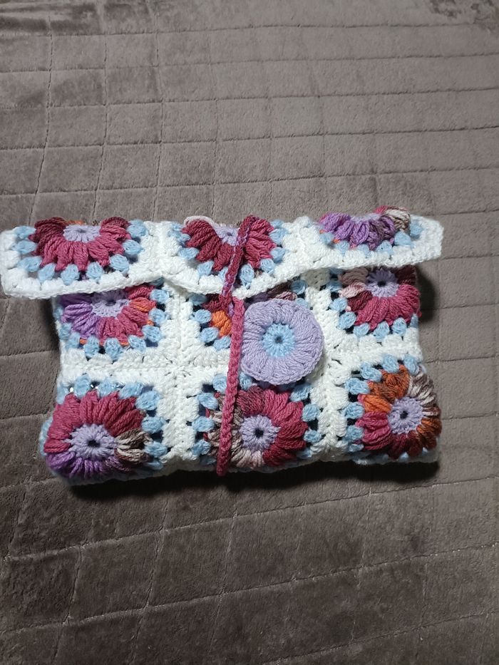 🎀 Magnifique pochette pour livre broché faite main 🎀 - photo numéro 3