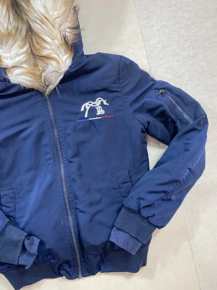 🧥 Veste équitation Penelope Leprevost – Taille XS – Bleu marine – Très bon état - photo numéro 2
