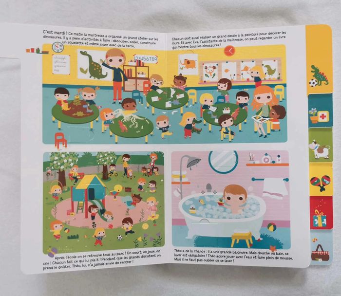 Le livre 📙 de  ma  semaine,  rigide,  avec  50 volets - photo numéro 5